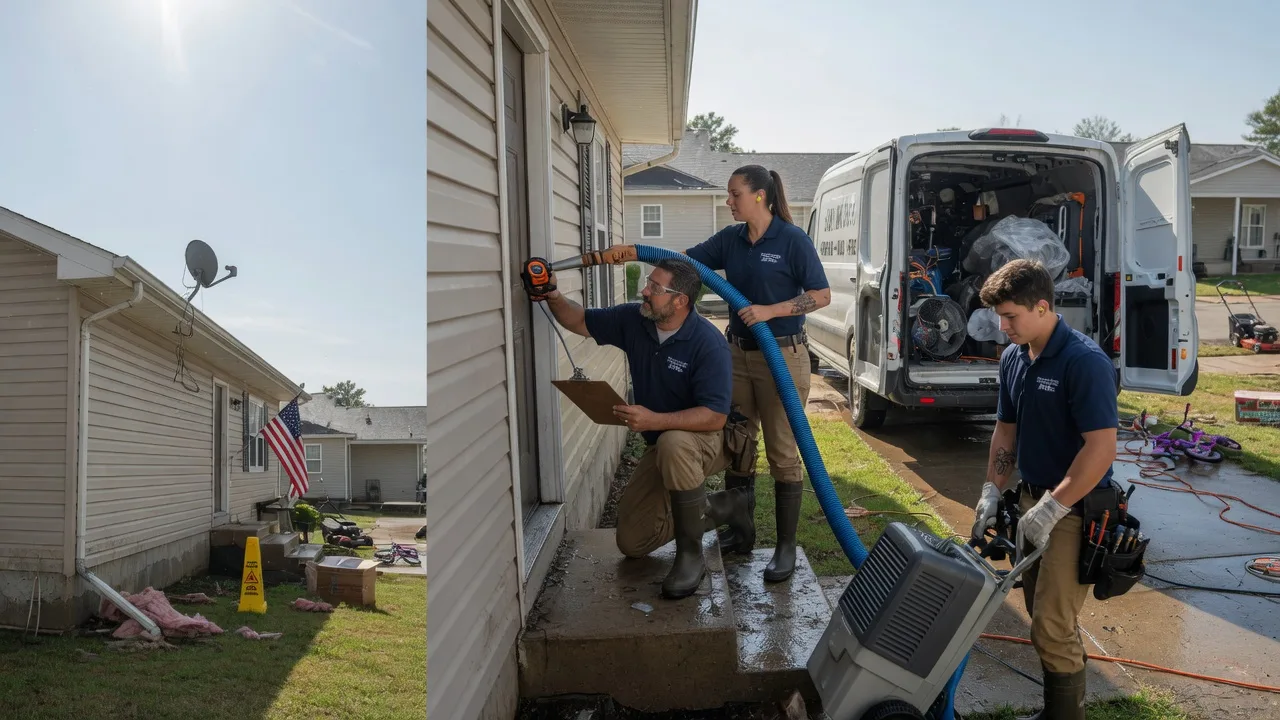 Ceiling Water Damage Restoration in Fletcher, MO near me